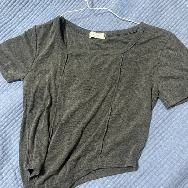 [BUNJANG] Y2K Style Grey Short Sleeve T-Shirt / Y2K 옷