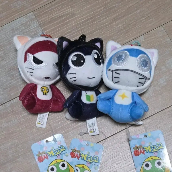 [BUNJANG] Sgt. Frog (Keroro Gunsou) Character Plush Keychain Set / 개구리중사 케로로 캐릭터 인형 키링 3종
