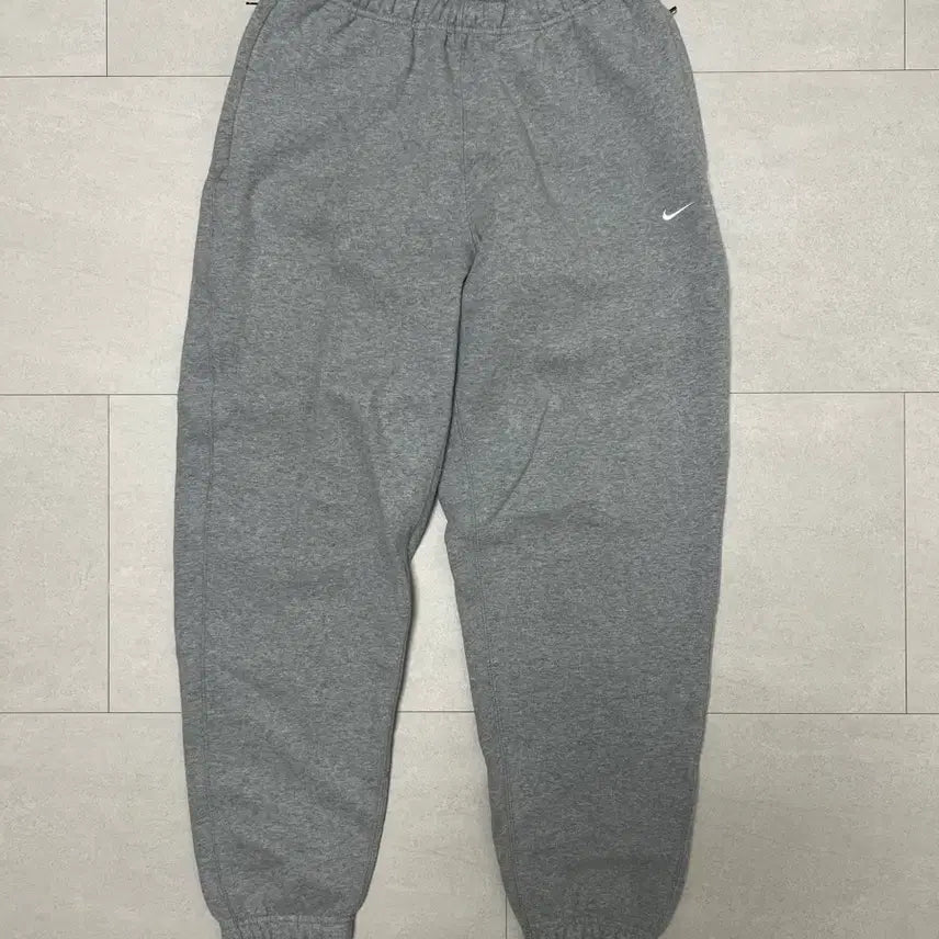 [BUNJANG] Nike Solo Swoosh Jogger Pants Grey Size S / 나이키 솔로 스우시 조거팬츠 S (32-34) 그레이