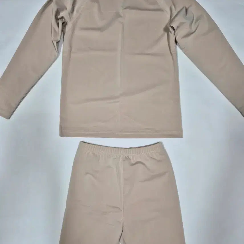 [BUNJANG] Unifriend Kids Rashguard Set Beige Size 150 New / 유니프렌드 키즈 래쉬가드 150 베이지 새상품