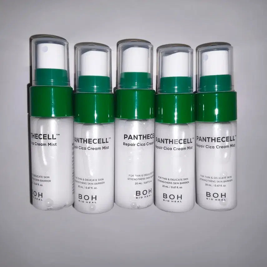 [BUNJANG] BOH Panthecell Repair Cica Cream Mist 20ml Mini Set of 5 / BOH 판테셀 리페어 시카 크림 미스트 20ml 미니 5개 세트 새상품