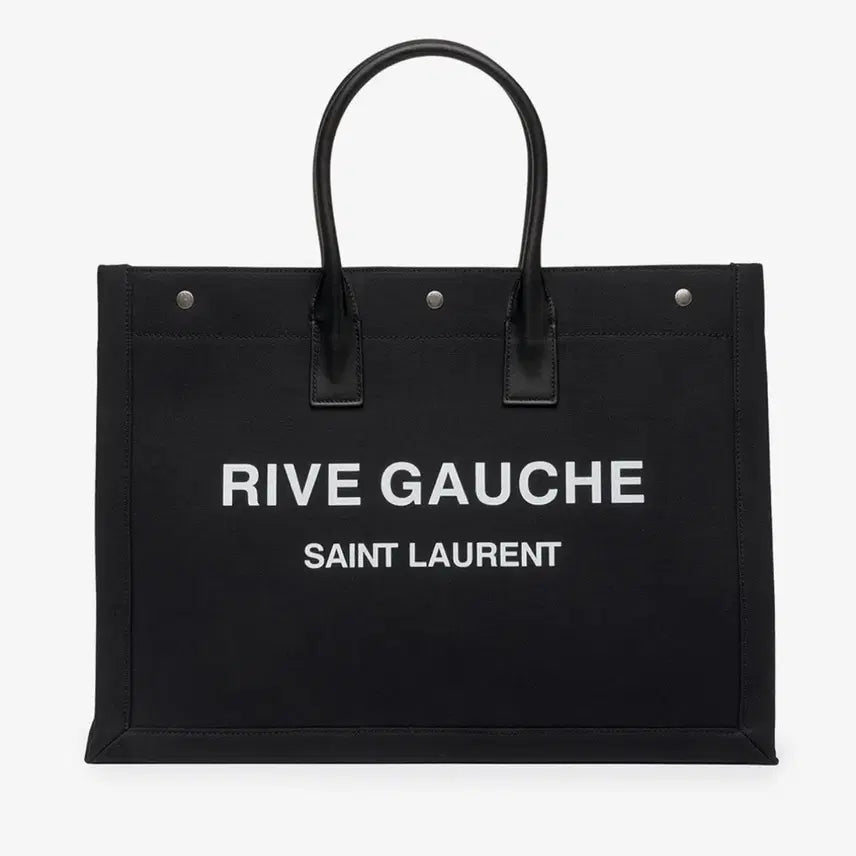 [BUNJANG] Saint Laurent Rive Gauche Tote Bag Black Large / 생 로랑 리브 고쉬 토트백 블랙 라지