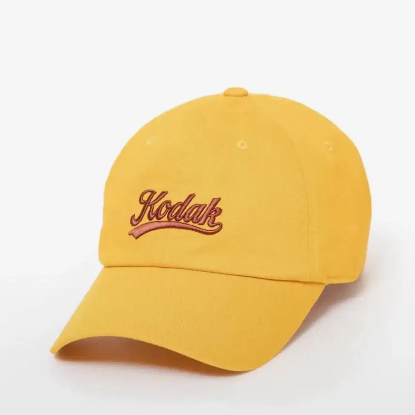 [BUNJANG] Kodak Lettering Relaxed Fit Ball Cap Yellow / 코닥 레터링 릴렉스핏 볼캡 YELLOW