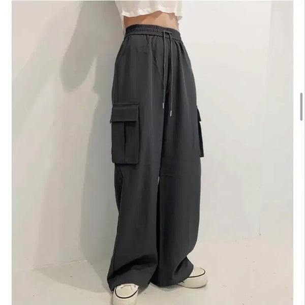 [BUNJANG] Banding Cargo Wide Pants / 밴딩 카고 와이드 팬츠