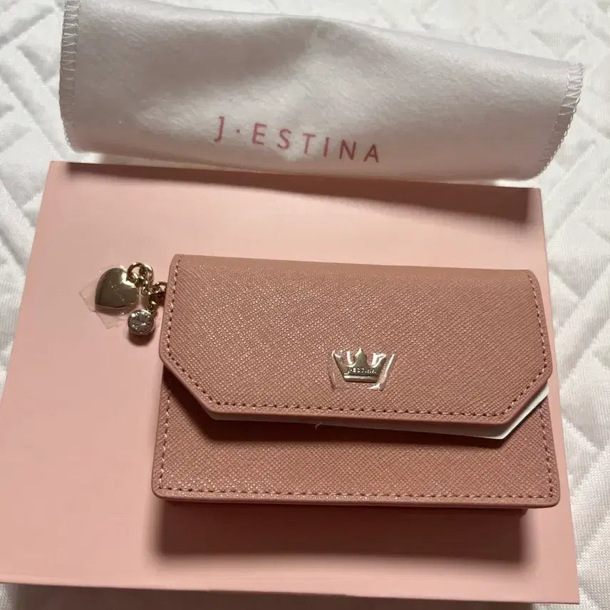 [BUNJANG] J.ESTINA Pink Card Holder / (새상품) J.ESTINA 제이에스티나 카드지갑