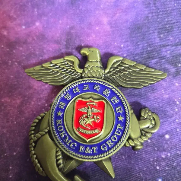 [BUNJANG] ROK Marine Corps Training Center Commemorative Coin / 해병대 교훈단 코인