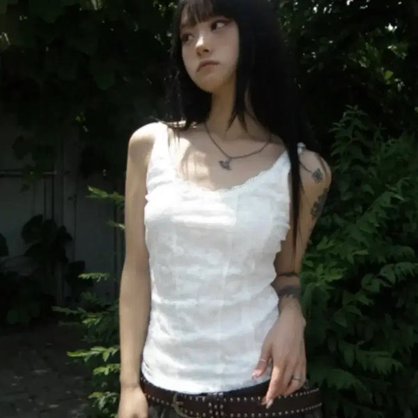 [BUNJANG] Avely Lace Camisole / ( 에이블리 ) 레이스 나시