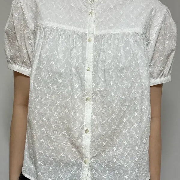 [BUNJANG] Nothingwritten Cotton Blouse / Nothingwritten 블라우스