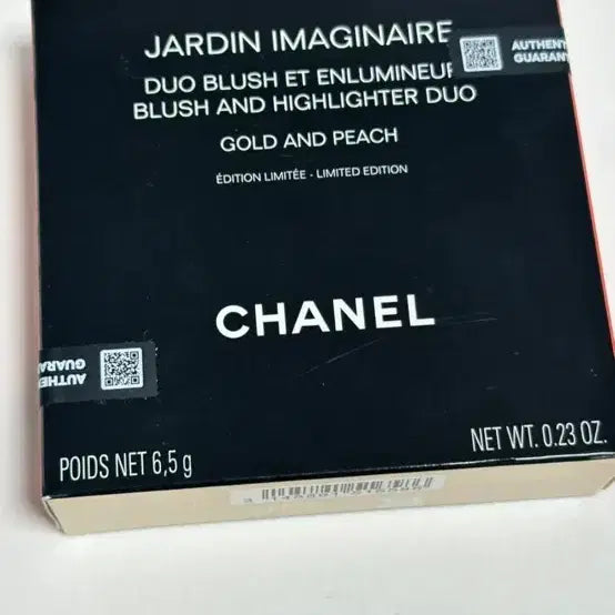 [BUNJANG] Chanel Les Jardins Imaginaires Duo Blush Gold Peach Limited Edition / 샤넬 쟈뎅 이마지네르 듀오 블러쉬 골드 피치 리미티드 에디션