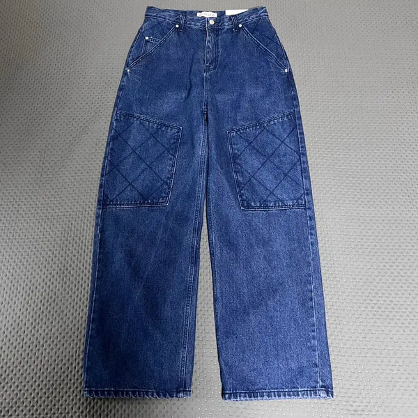 [BUNJANG] Develop Double Knee Wide Denim Pants L / 디벨롭 더블니 와이드 데님팬츠 L