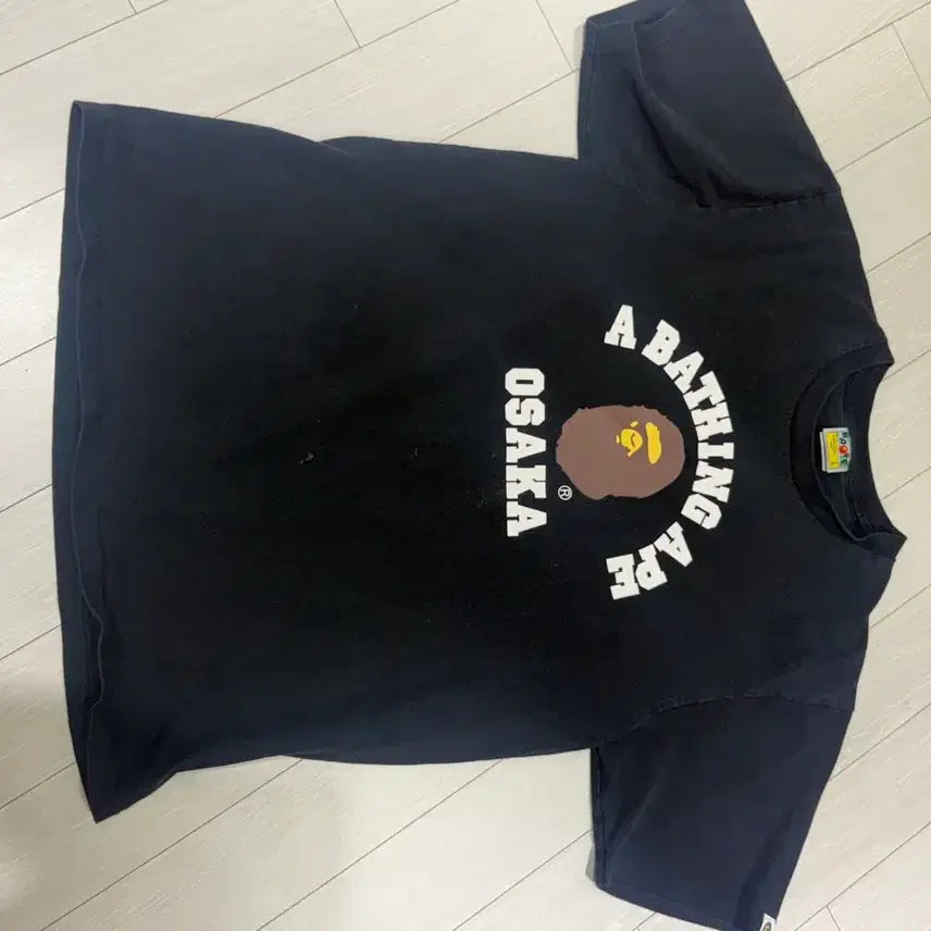 [BUNJANG] BAPE Short Sleeve T-Shirt L Black / 베이프 반팔티 L