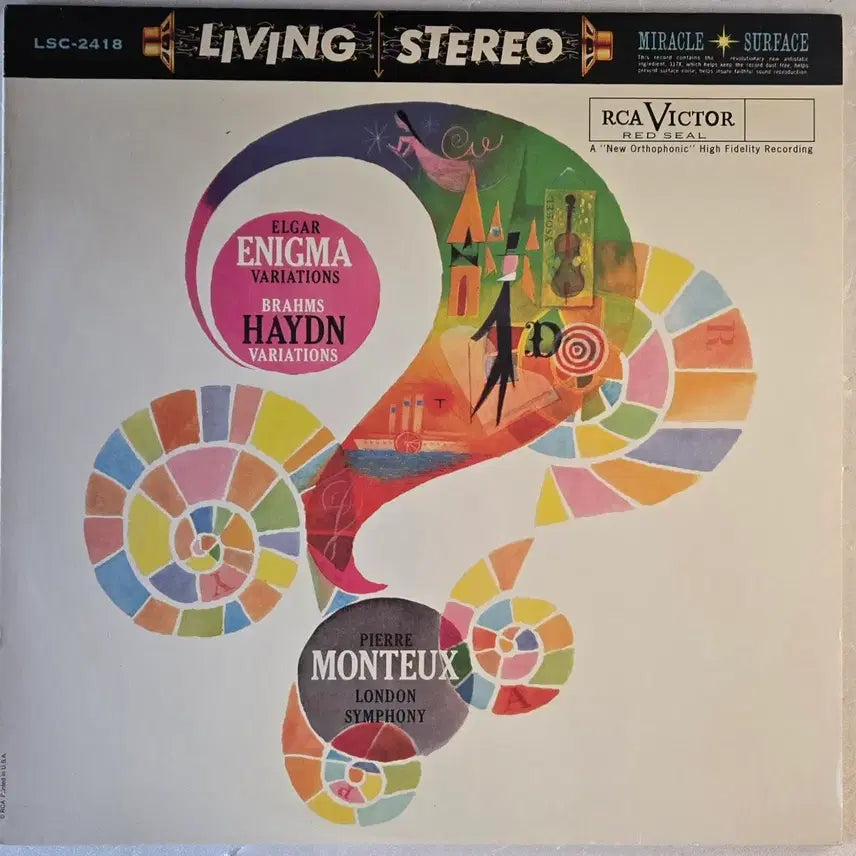 [BUNJANG] Pierre Monteux Conducts Elgar & Brahms Variations 180g LP (Classic Records) / Monteux-Elgar&Brahms LP(Classic Records)