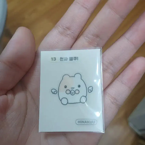 [BUNJANG] Hinakuu Ttibu Ttibu Seal 13 Angel Hamku / 히나쿠우 띠부띠부씰 13 천사 햄쿠! 판매
