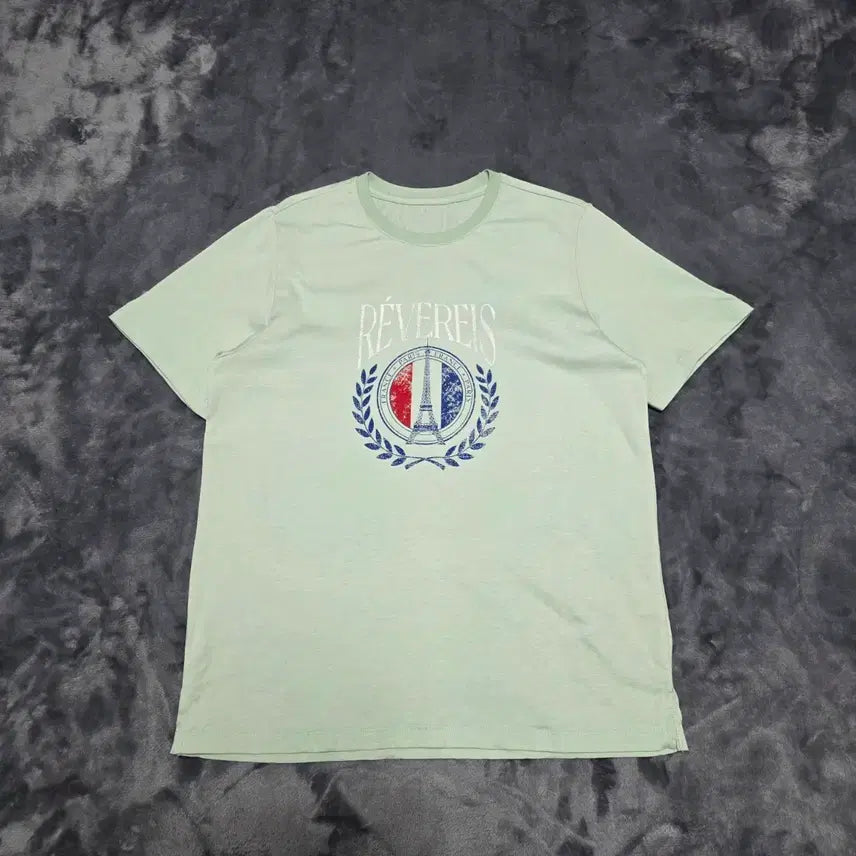 [BUNJANG] BCBG Eiffel Tower Half Sleeve T-Shirt / (66)여성 BCBG 에펠탑 반팔 티셔츠