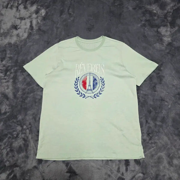 [BUNJANG] BCBG Eiffel Tower Half Sleeve T-Shirt / (66)여성 BCBG 에펠탑 반팔 티셔츠
