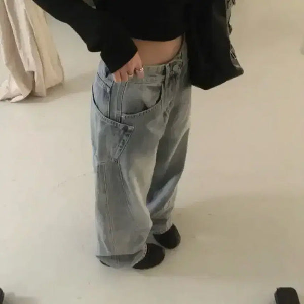 [BUNJANG] Soand Yuini Side Pocket Denim Pants S / soand 소앤 유이니 사이드포켓데님 기본 S (남서연 착용)