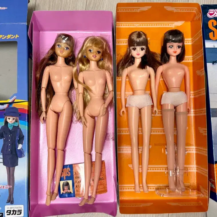 [BUNJANG] Takara Classic Jenny Doll Bundle Set / 고전제니 4체 일괄