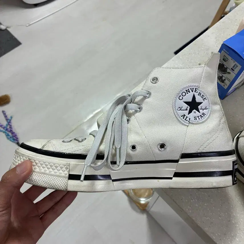 [BUNJANG] Converse Egret White Chuck Taylor All Star High Top Sneakers (US 10.5) / 285 컨버스 에그렛 화이트 척 하이탑