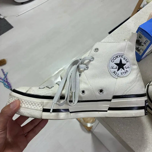 [BUNJANG] Converse Egret White Chuck Taylor All Star High Top Sneakers (US 10.5) / 285 컨버스 에그렛 화이트 척 하이탑