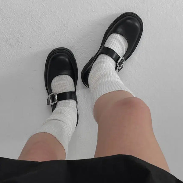 [BUNJANG] Black Up D2 Platform Mary Jane Shoes Black Size 235 / 블랙업 딧투 플랫폼 메리제인 블랙 235