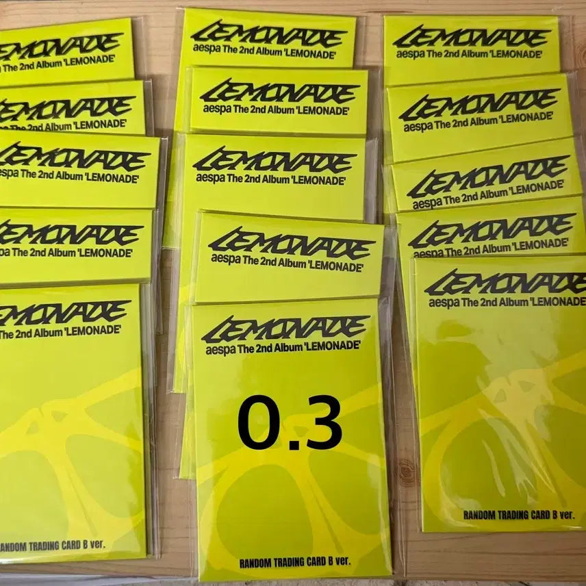[BUNJANG] Aespa Lemonade Pop-up Photocard Sealed / 에스파 레모네이트 팝업 트레카 미개봉