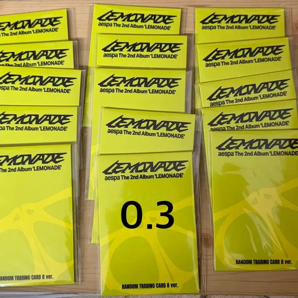 [BUNJANG] Aespa Lemonade Pop-up Photocard Sealed / 에스파 레모네이트 팝업 트레카 미개봉
