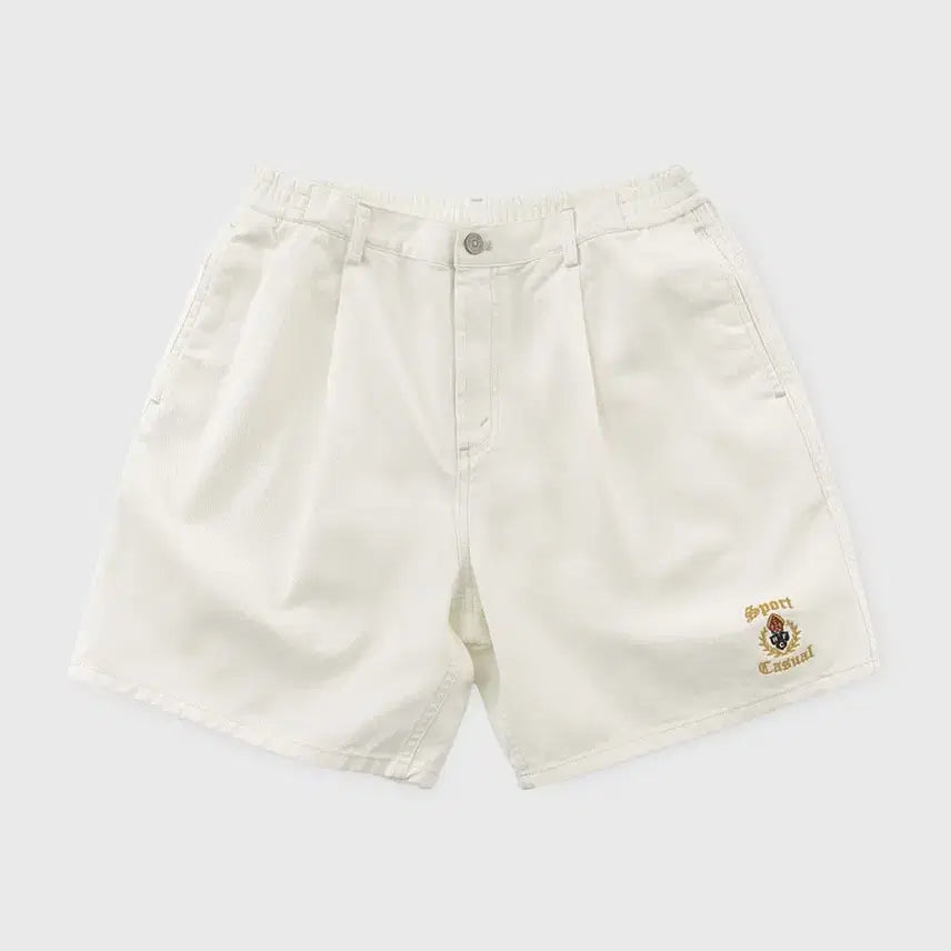 [BUNJANG] Heritageplus S&C Crest Twill Surfer Shorts / 헤리티지플로스 S&C CREST TWILL SURFER SHORTS /
