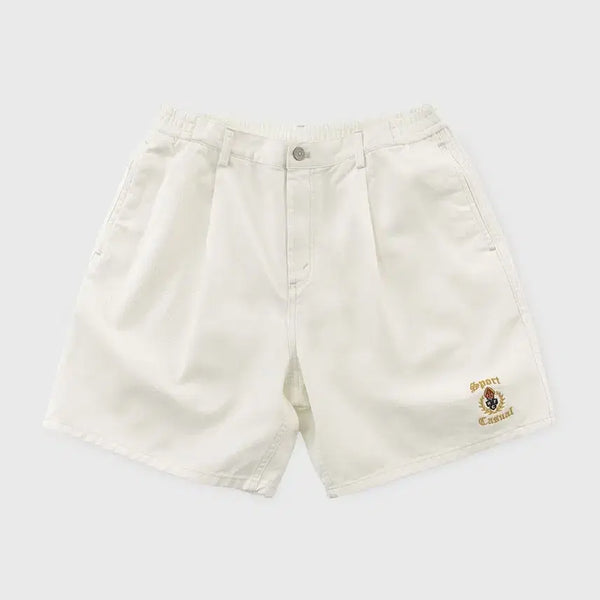 [BUNJANG] Heritageplus S&C Crest Twill Surfer Shorts / 헤리티지플로스 S&C CREST TWILL SURFER SHORTS /