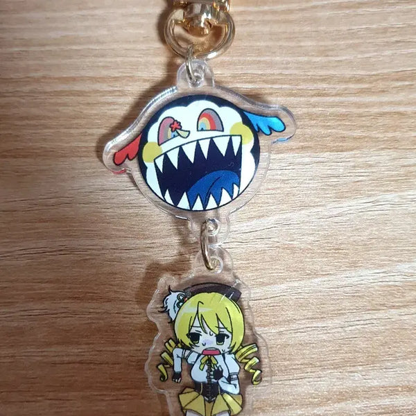 [BUNJANG] Puella Magi Madoka Magica Charlotte Acrylic Keychain / 마마마 샤를로테, 마미 키링