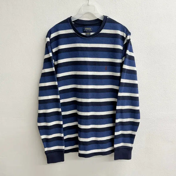 [BUNJANG] Polo Ralph Lauren Striped Long Sleeve T-Shirt - M / 폴로 랄프로렌 단가라 긴팔 티셔츠  M