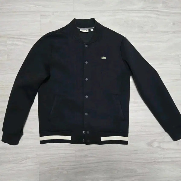 [BUNJANG] Lacoste Black Stadium Jacket / 라코스테 블랙  자켓