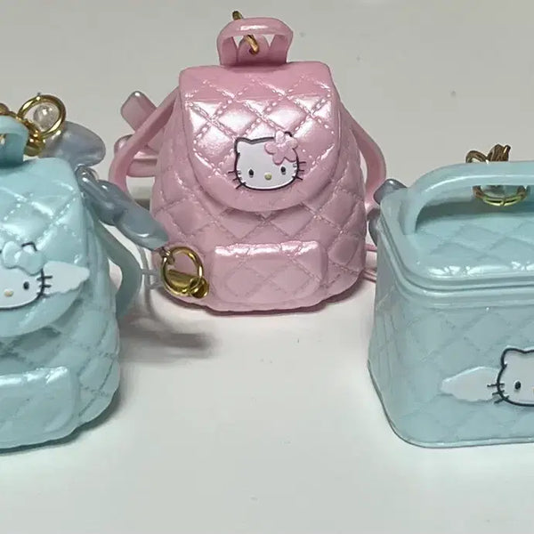 [BUNJANG] Sanrio Hello Kitty Quilt Random Secret Strap Bundle Set / 산리오 헬로키티 퀄트 랜덤 시크릿 스트랩 일괄 판매