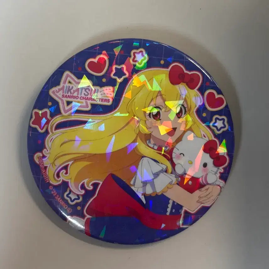 [BUNJANG] Aikatsu! x Sanrio Ichigo Collaboration Can Badge / 아이카츠 산리오 이치고 캔뱃지 판매