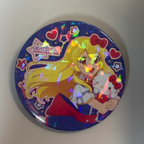 [BUNJANG] Aikatsu! x Sanrio Ichigo Collaboration Can Badge / 아이카츠 산리오 이치고 캔뱃지 판매