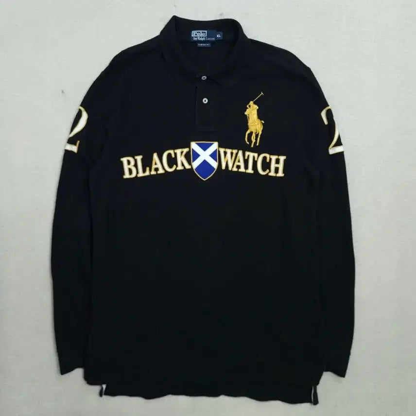 [BUNJANG] Polo Ralph Lauren Big Pony Tartan Long Sleeve Shirt / [L] 폴로 랄프로렌 빅포니 치프키프 블랙와치 롱슬리브
