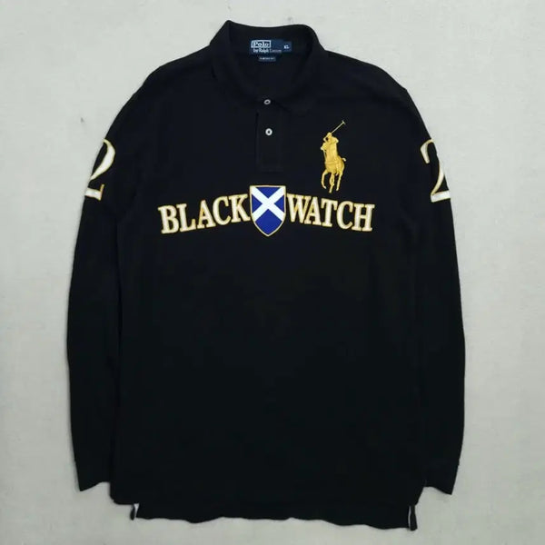[BUNJANG] Polo Ralph Lauren Big Pony Tartan Long Sleeve Shirt / [L] 폴로 랄프로렌 빅포니 치프키프 블랙와치 롱슬리브