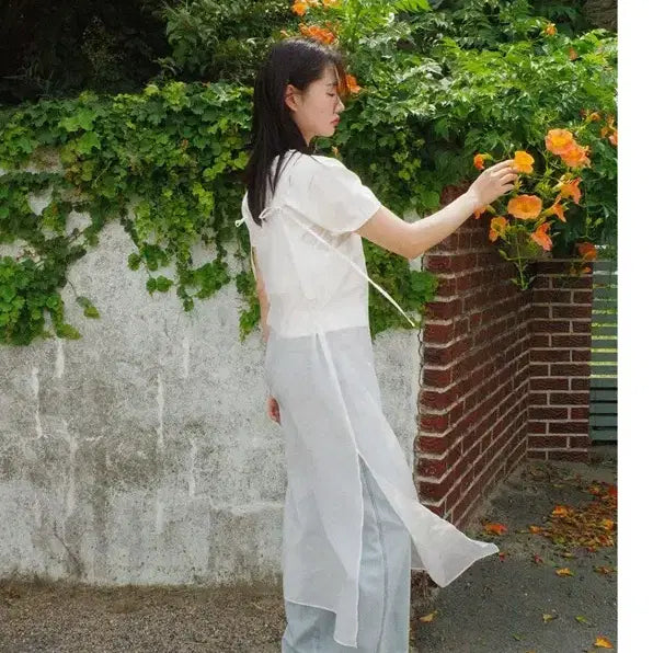 [BUNJANG] Hanoll Chiffon Layered Dress / 한올 쉬폰 레이어드 원피스
