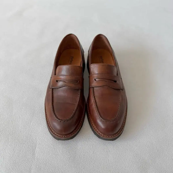 [BUNJANG] Leather Penny Loafers - Size 260 / [260] Pre owned 레더 페니로퍼