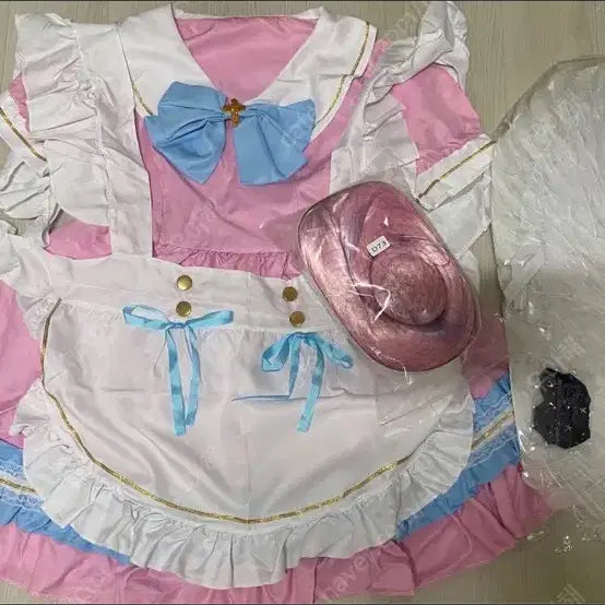 [BUNJANG] Pink Maid Outfit Cosplay / 핑크 메이드복 코스프레