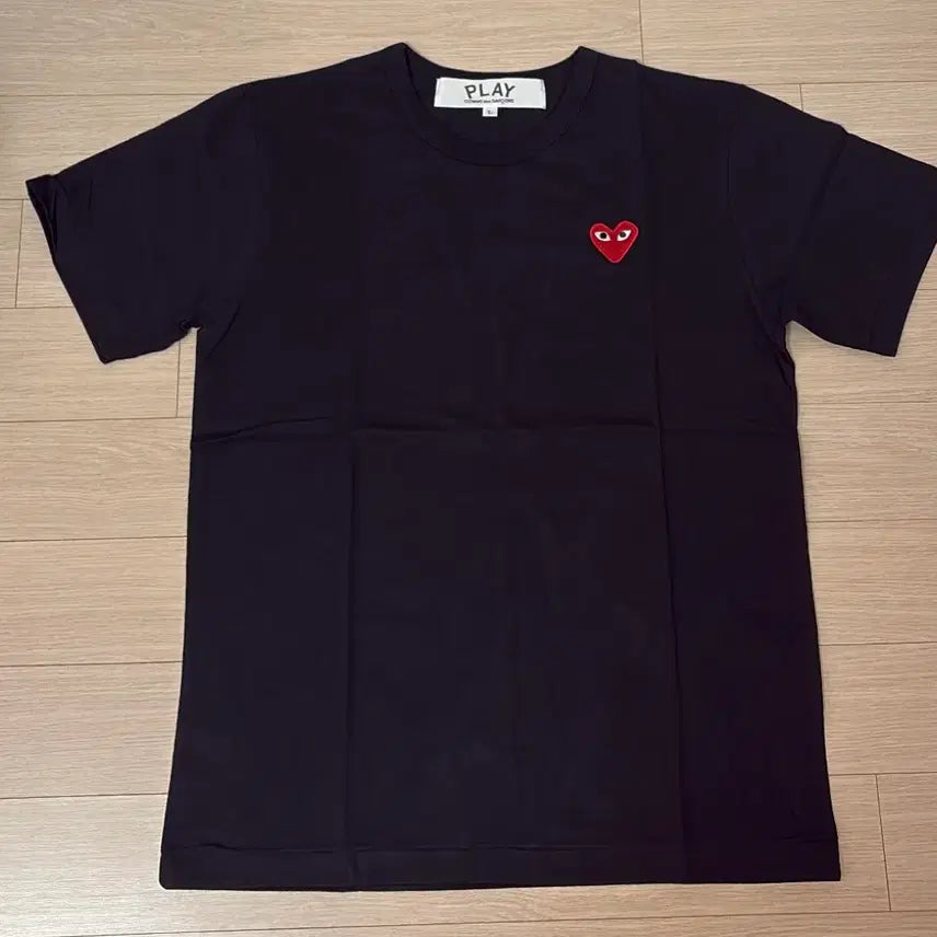 [BUNJANG] Comme des Garçons Short Sleeve T-Shirt Black L / 꼼데가르송 반팔티 블랙 L