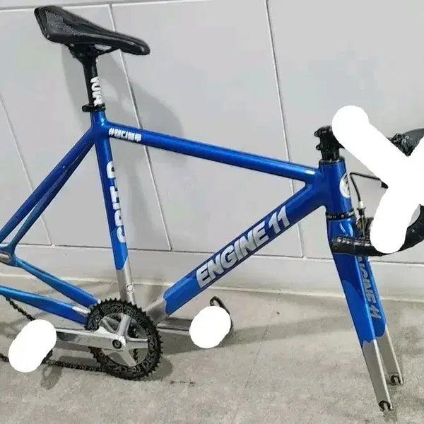 [BUNJANG] Engine11 Crit.D Candy Blue Half Bike - Size S / 엔진11 크릿디 캔디블루 반차 판매 급처