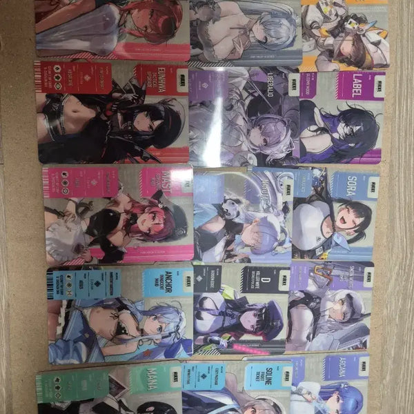 [BUNJANG] Niki Metallic Pass Season 4 Set (15 Cards) / 니케 메탈릭패스 4탄 15장