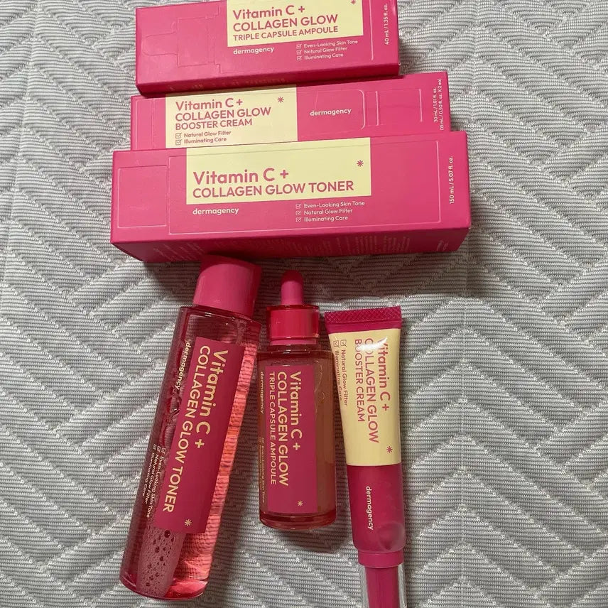 [BUNJANG] DermaJensee Vita Collagen 3-Piece Set / 더마젼시 비타콜라겐 3종 세트 기초화장품 미백 탄력 스킨케어