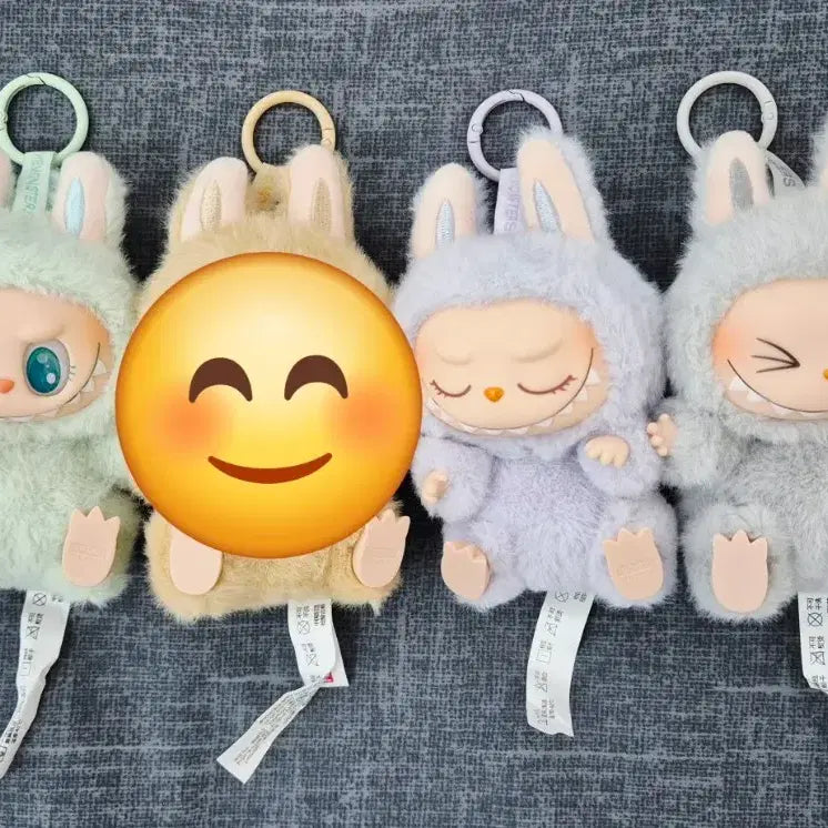 [BUNJANG] Labubu "Let's Play With Me" Plush Doll Bundle Set / (정품)라부부 나랑 놀자 인형 울먹울먹, 흐뭇, 싱글벙글 일괄