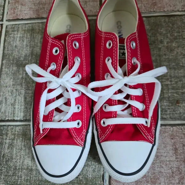 [BUNJANG] Converse Chuck Taylor All Star Low Red Sneakers / 컨버스 척테일러 올스타 로우 레드 265mm