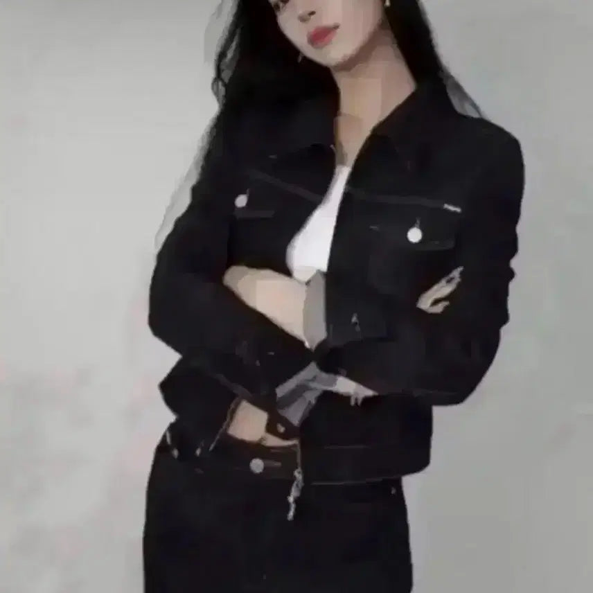 [BUNJANG] Pale JADE Indigo Denim Setup Jacket Shorts Set / 페일제이드 세트 논페이드 인디고 데님 셋업 자켓 쇼츠 페제