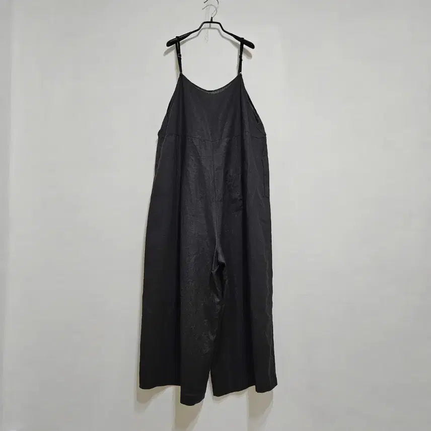 [BUNJANG] Linen Wide Leg Jumpsuit / 린넨 와이드통 점프수트