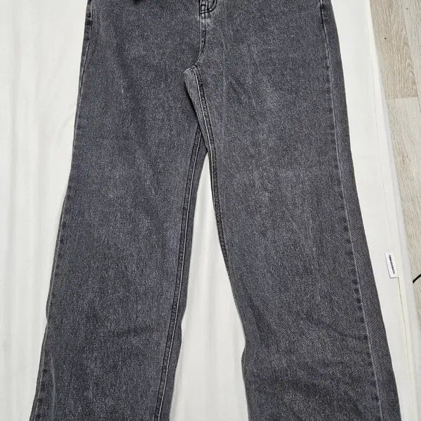 [BUNJANG] WARP Wide Leg Jeans Black / 와르 와이드 레그 진 블랙 새상품