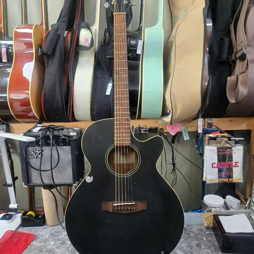 [BUNJANG] Cort SFX1F BKS Acoustic Guitar / 콜트 탑솔리드 기타 Cort SFX1F BKS