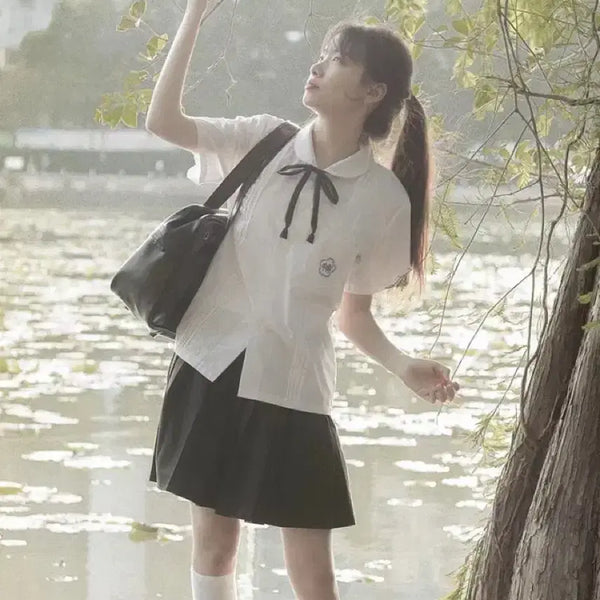 [BUNJANG] Taiwanese School Uniform Black Graduation Photo Rental / 대만교복 검은색 졸사 상견니